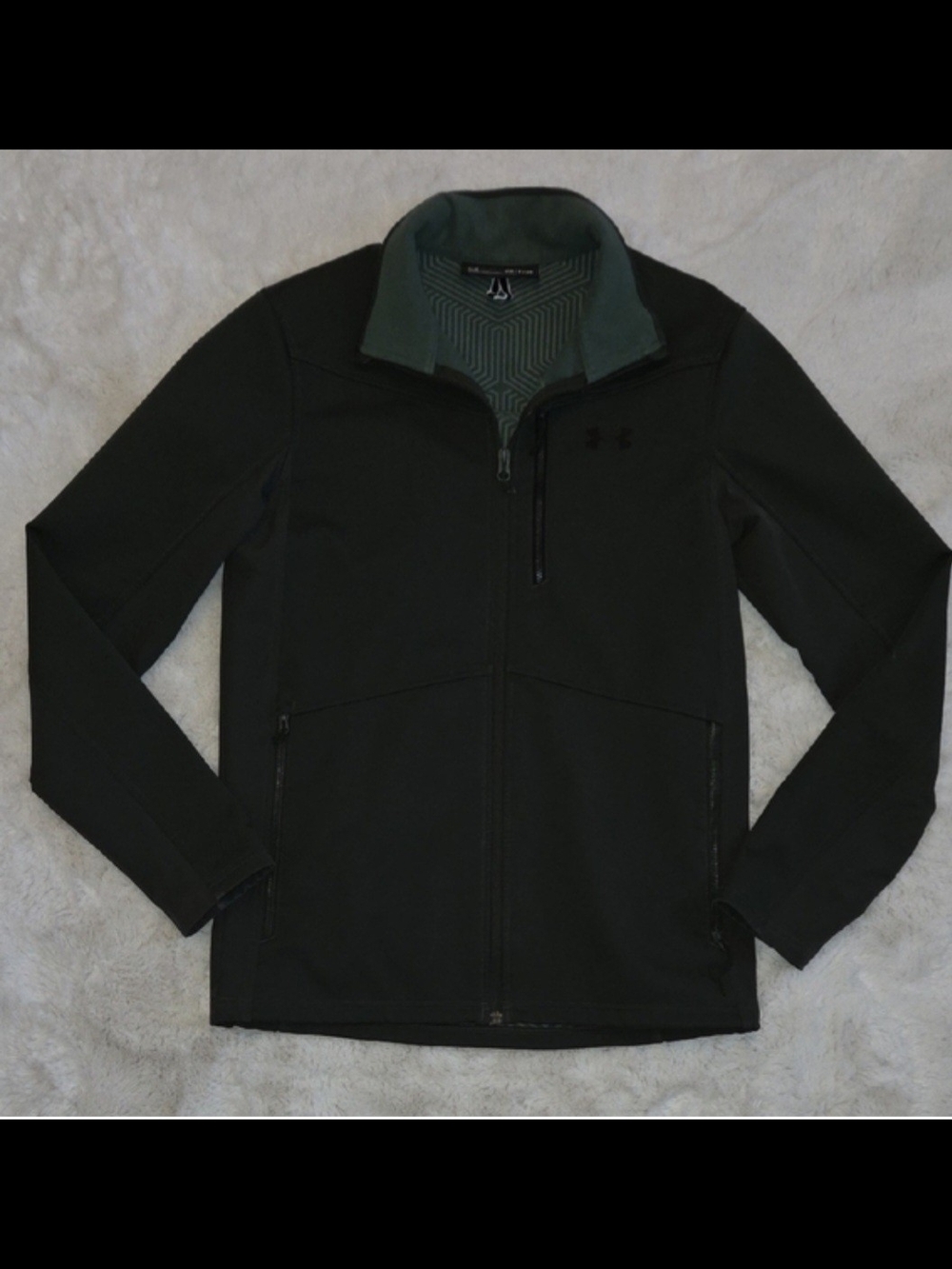 Under Armour Coldgear Men's Dark Green Full-Zip Jacket
